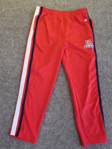 ARIZONA WILDCATS Pants Mens XL Red Breakaway Legs 30 Inseam Russell Cover