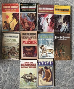 Vtg Edgar Rice Burroughs Lot of 10 Paperbacks - Picture 1 of 6