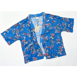 Zara Girls Floral Print Short sleeve kimono Size 9-10 Years - Picture 1 of 5