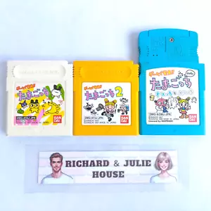 Lotto 3 Cartucce Gameboy FUNZIONANTI Tamagotchi Nintendo Retro Game Boy GB Giappone - Foto 1 di 12