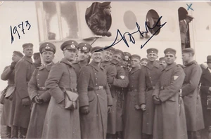 Umberto Nobile - Luftschiffpionier - Abflug Spitzbergen - original signiert - Bild 1 von 3
