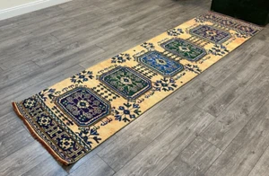 Orange Runner Rug, Handmade Rug, Kitchen Rug, Floor Rug, 2.6 x 9.6 ft - Picture 1 of 10