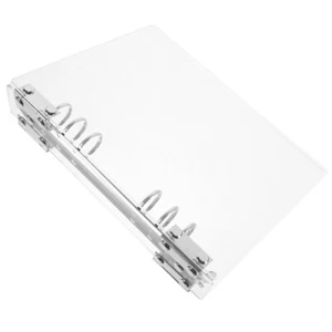 Binder Cover Refillable Notebook Cover Loose-leaf Notebook Shell Students Clear - Picture 1 of 12