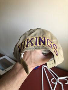 Vintage Minnesota Vikings American Needle Blockhead Snapback Hat Cap NFL Sports