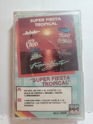 Super Fiesta Tropical Cassette Nuevo Sellado Varios Artistas Mar Records - Image 1 of 3