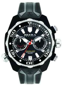 NEW Brera Orologi PRO DIVER Black IP 47mm ISO Chronograph Mens Watch BRDV2C4706 - Picture 1 of 1