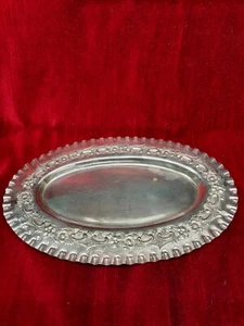 Vintage Walker & Hall silver plate oval tray/dish/stand, 19.5 cm long - Picture 1 of 5