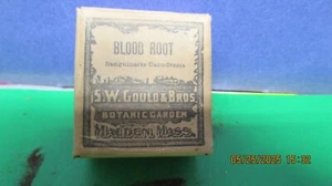 Blood Root- S.W. Gould & Bros. Quack medicine unopened box - Picture 1 of 1