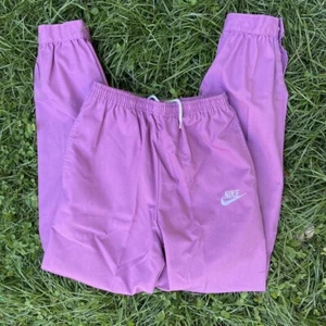 Vintage 90s Purple Nike Track Pants Girls Small - Picture 1 of 4