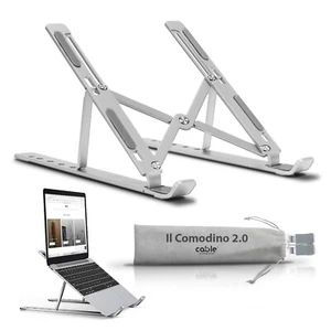 Comodino 2.0 Supporto PC Portatile, Supporto Notebook Ventilato,Laptop Stand - Zdjęcie 1 z 6