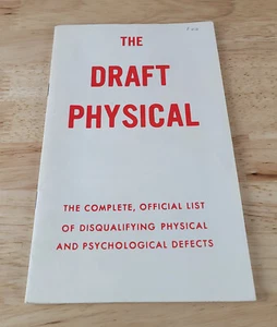 THE DRAFT PHYSICAL Official List For Military ©1969 - Picture 1 of 2
