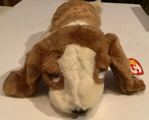 Beanie Buddies Collection 1998 13” Tracker The  Basset Hound   Excellent - Picture 1 of 9
