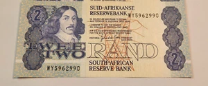 South Africa 2 Rand REPLACEMENT Mehilba RC16 ND(1983-90) UNC SR1 WS8M - Picture 1 of 7