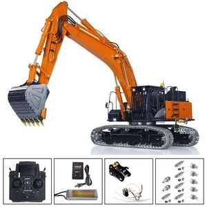 90% Metal LESU 1/14 RC Hydraulic Excavator ZX490 Brushless Oil Pump Digger Model - Picture 1 of 12