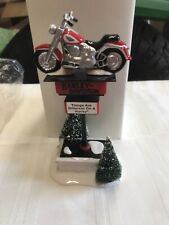 Dept 56 Harley-Davidson SIGN Things are Different on a Harley Snow Village 54901