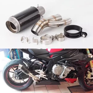 Tubo silenciador escape 51 mm tubo de enlace medio para motocicleta Honda S1000RR 2017-2018 - Imagen 1 de 5