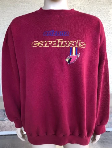 Vintage Arizona Cardinals Logo Athletic 50/50 Crewneck Sweatshirt Size 3XL NFL Cover