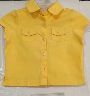 Little yellow blouse for girls,  size 3T - Image 1 of 3
