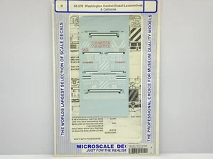 Microscale N Washington Central Diesels & caboose 60-570 - Picture 1 of 1