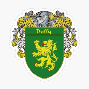Duffy Coat of Arms A4 10x8 Metal Sign Aluminium Heraldry Heraldic - Picture 1 of 1