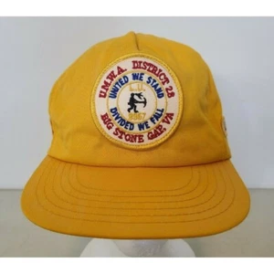 Vintage Mütze UMWA Local 9967 28 Coal Miners Union Patch Trucker Snapback MADE in USA - Bild 1 von 12