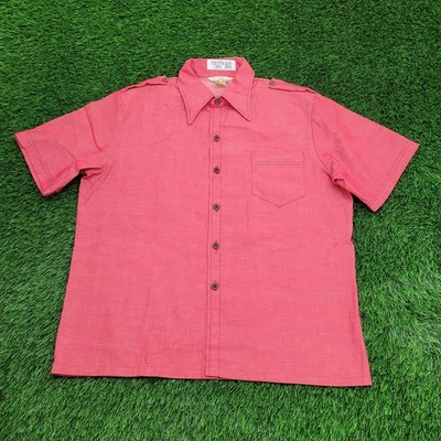 Camisa Vintage Años 80 Jantzen Botón XL 25x29 EE. UU. Foto 1 de 4
