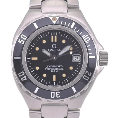 OMEGA Seamaster Professional 200 m black Dial Quartz Ladies Watch K#142835 - Image 1 of 4