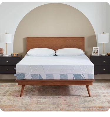 Colchón doble de espuma viscoelástica de gel Sealy Dreamlife de 3” con cubierta de refrigeración,... Foto 1 de 4