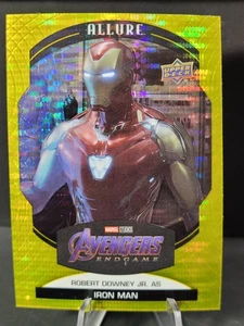 ROBERT DOWNEY JR. as Iron Man 2022 Upper Deck Marvel Allure Yellow Taxi Parallel - Picture 1 of 3