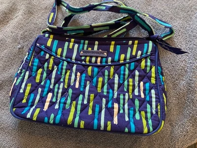 Cartera Bandolera Vera Bradley Frannie - Barras de Colores - Nueva Sin Etiquetas Foto 1 de 3