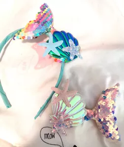 Meerjungfrau Haarnadel Kinder Mädchen Haarspange Stirnband Barrette Kinder Haarzubehör Meer - Bild 1 von 5
