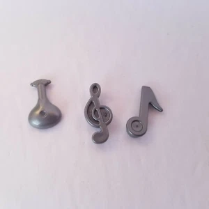 Lego Minifigur Trolle Musik Silber Band Ausrüstung Mandoline Noten Spalte - Bild 1 von 1