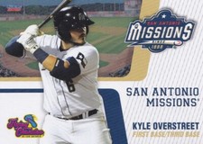 Kyle Overstreet 2021 San Antonio Missions Choice Minor League Rookie Card #18 RC