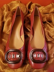 Nine West Women’s Tall Order Tan Buckle Ballet Flat, Size 9 M - Bild 1 von 3
