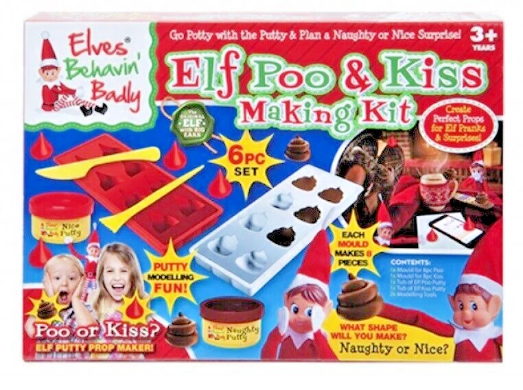 Elf Poo Kiss Making Kit Kids Prank Board Family Game Fun Christmas Gift Joke - Image 1 of 1