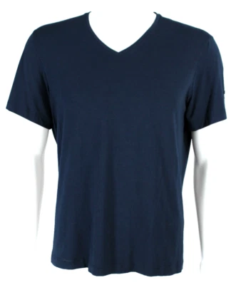 路易威登海军蓝球衣 V 领短袖男式 T 恤上衣 XL — 第 1/4 张图片