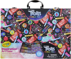 Trolls World Tour Inspiration Art Case, over 110 Pieces, Art Set, Gifts for Kids - Picture 1 of 12