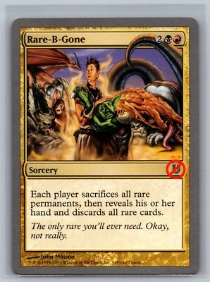 Magic The Gathering Unhinged Rare-B-Gone #119/140 MTG TCG CCG - Image 1 of 2