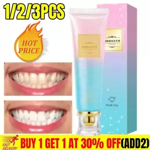Dentifricio sbiancante denti niacinamide pulizia denti cura orale ~ 2024 - Foto 1 di 14