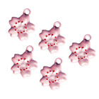  5 PCS Cherry Blossom Bell Puppy Collars for Litter Necklace Cute