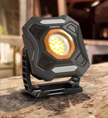 NEW DURACELL -Magnetic 5 Modes, Rechargeable, 1500 LED WORK Light, USB-C Cable - Image 1 of 4