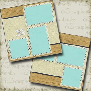 Nothing To Do - 2 Premade Scrapbook Pages - EZ Layout 5340 - Picture 1 of 2
