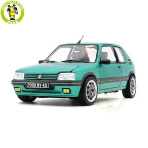 1/18 Peugeot 205 GTi Griffe 1990 Norev 184850 Green Diecast Model Car Toys Gifts - Picture 1 of 14
