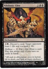 Nihilistic Glee *Rare* Magic MtG x1 Dissension MP
