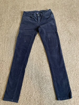 Patagonia Womens Pants Size 26 Gray Fitted Corduroy Pants Slim Pockets Outdoors - Image 1 of 4