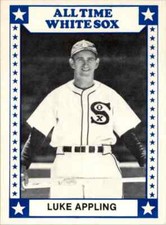 1980 TCMA ALL-TIME WHTE SOX - #4 LUKE APPLING - CHICAGO WHITE SOX -