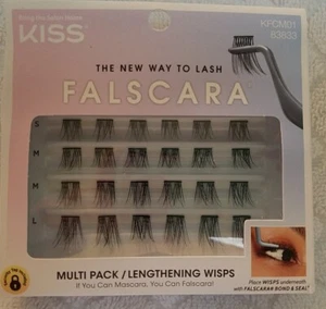 KISS Falscara Eyelash Extension Multi Pack Lengthening Wisps KFCM01 83833 - Picture 1 of 11