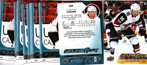 (10) 2017-18 UPPER DECK YOUNG GUNS #234 CHRISTIAN FISCHER R/C LOT W/CANVAS YG - Picture 1 of 1