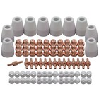 RIVERWELD LG-40 PT-31 Plasma Cutter Electrode Tip Nozzle 40A CUT-50 CT-312 85pcs