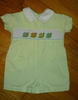 Pantalón Corto/Mameluco Clásicos de Anavini Caracoles Calados 12 Meses Foto 1 de 4